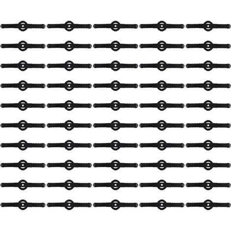50 Lames De Tondeuse À Gazon En Plastique Sans Outil Accessoires Jardin Pièces De Rechange (1/4)