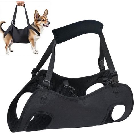 Hinterbeingeschirr verstellbare Hundetragetasche Treppenlift für Hunde Hebegeschirr zur Hinterbeinunterstützung Sicherheitsgurt für behinderte (1/5)