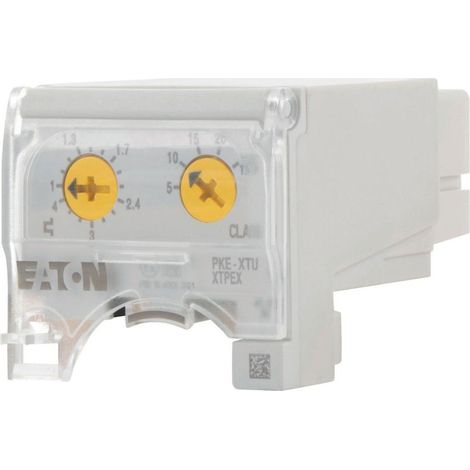 Eaton Bloque de disparo, 1 - 4 A, protección del motor, conexión a SmartWire-DT: no, utilizable para: Unidad base PKE12, unidad base PKE32, 121724