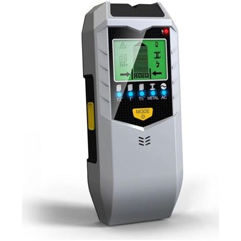 Détecteur de Cable Électrique, 5 en 1 Detecteur de Metaux Mural, Detecteur Metaux Mur avec Ecran LCD Et Alarme Sonore pour Localiser Les Métaux, Chevilles en Bois, Câbles Électriques (1/5)