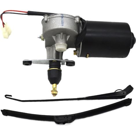 Kit de Moteur d'essuie-Glace électrique à 2 Fils en Fil de cuivre 12 V sans Interrupteur, kit de Moteur d'essuie-Glace, essuie-Glace, 12 V Mot électrique (1/5)