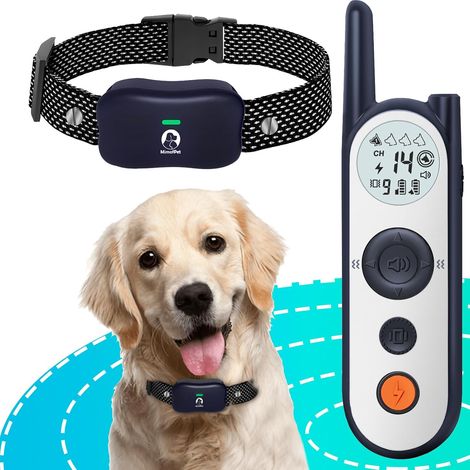 Clôture Électronique pour Chien,8M à 1050M Ajustable Clôture pour Chiens,Résistant à L’Eau Collier de Dressage pour Chien de Moyennes et Grande (1/5)