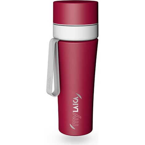 Laica MyLAICA 550ml Edelstahl-Filterflasche mit Schnellfilter