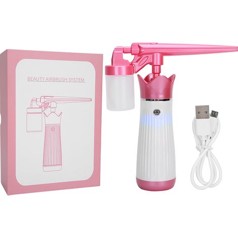 Chargeur USB Nébuliseur Portable Injection Oxygène Brume Nanométrique Hydratante Machine 50ml (1/5)