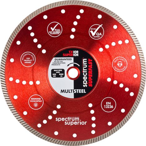 Spectrum Superior Universal 230mm Diamond Blade (1/2)