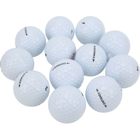 Boîte de 12 balles de golf double couche pour l'entraînement au putting et les longues distances. (1/5)