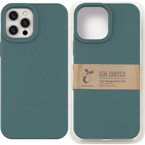 Coque écologique en silicone verte pour iPhone 11 Pro Max (1/5)