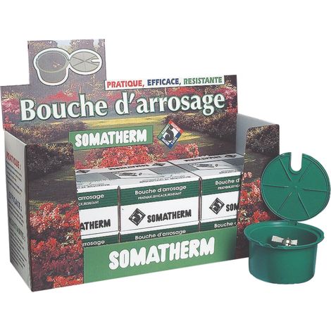 Présentoir avec 9 bouches d'arrosage (1/2)