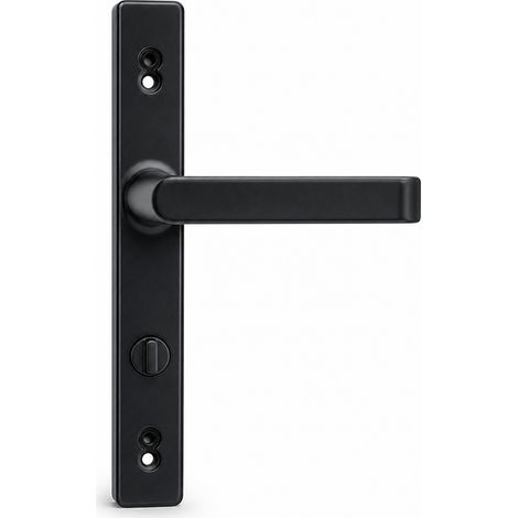 Poignée de Porte Aluminium pour Salle de Bain Noir 25 mm (1/5)