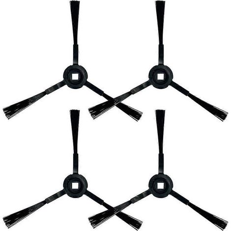 Lot de 4 brosses latérales pour Blaupunkt BPK-VCBB1XTE/VRillo J300 accessoires de balayeuse brosse latérale pièces de rechange (1/5)