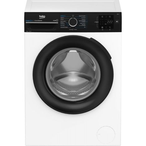 Lavadora 1200RPM 8Kg Clase A BEKO BM3WFSU38213 Negro, Blanco (1/5)