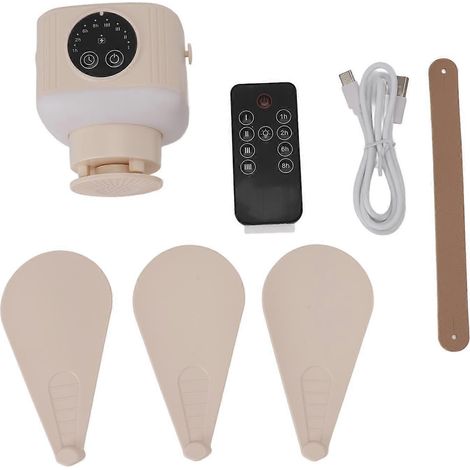 Camping-Deckenventilator mit Fernbedienung, 7200-mAh-Akku, 4 Geschwindigkeitsstufen, Timer, LED-Licht, USB-Aufladung, für Zelte und den Einsatz im Freien. (1/5)
