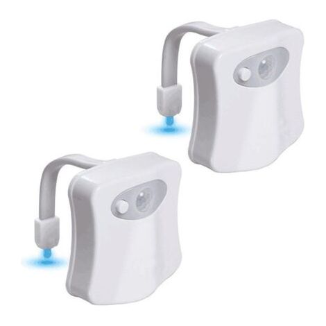 LED-Badezimmerlampe, WC-Nachtlicht, 16 Farben, batteriebetrieben. (1/3)