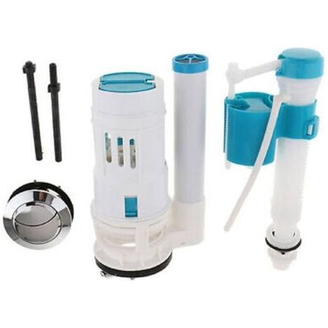 Kit de Remplissage de réservoir de Toilette, pièces de Remplissage de Chasse d'eau, kit de Salle de Bain, Convient pour Les Kits de réparation de réservoir de 18 à 24 cm de Hauteur