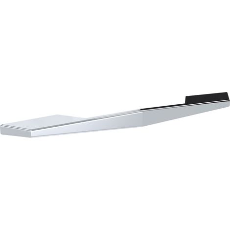 Furniture Handle Angular D Shape Handle, 180mm (160mm Centres) - Chrome