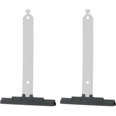 Set di 2 clip flessibili per serranda avvolgibile – Acciaio inossidabile – Lunghezza 147 mm – Compatibili con tubi ottagonali Ø 40-70 mm (1/3)