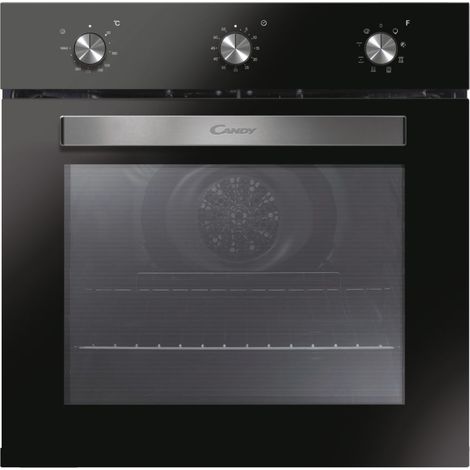 Candy Timeless FCDIE206N. Dimensione del forno: Media, Tipo di forno: Forno elettrico, Capacità interna forno totale: 65 L. Posizionamento dell'apparecchio: Da incasso, Colore del prodotto: Nero, T... (1/4)