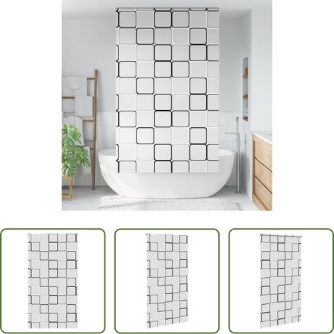 vidaXL Badezimmer Rolle - Duschrollo 130x240 cm Stoffbreite 126 cm (1/5)