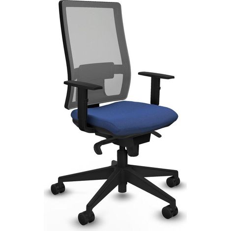 Piqueras y Crespo Sila Chaise de Bureau Bleu Marine (1/3)