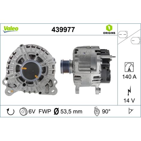 Alternateur Valeo 439977 AUDI 04L903021D 04L903021DX 04L903021H 04L903021L