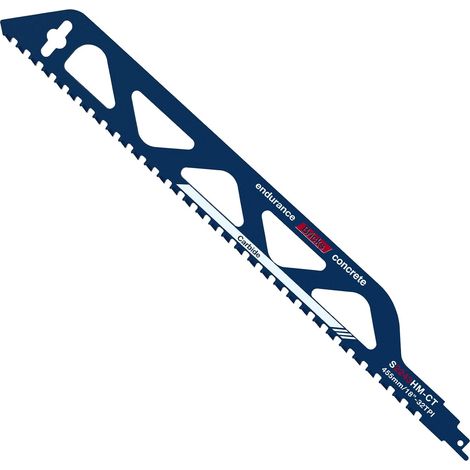 Sabre Saw Blades, Carbide Sabre Saw Blade, Brick Sabre Saw Blade, Saw Blades for Cutting Wood, Metal, Concrete and Brick, 455mm (1/5)