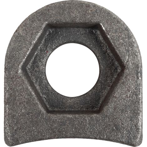 Supporto per mazza trinciasemi altezza 53x50mm esagono 30,5mm (1/3)