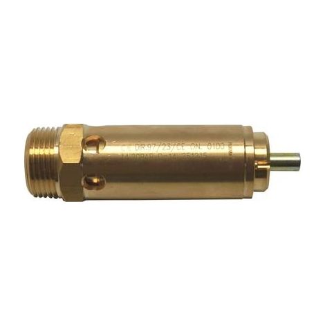 Aerotec Válvula de Seguridad de Aire Comprimido 3/4" AG Latón