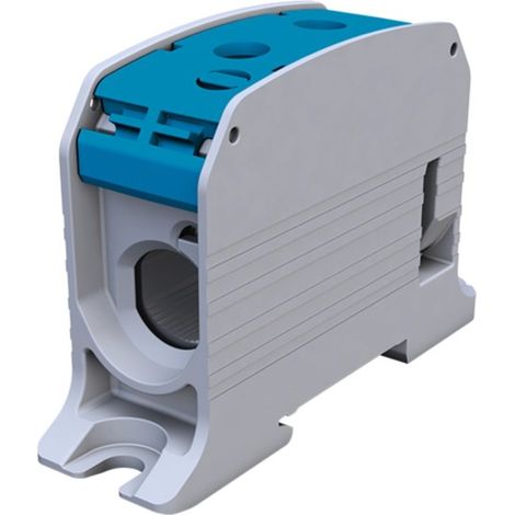 Connettore per binario filettato simblock STB 95 - Al/Cu, 87510, blu