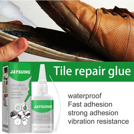 Colle multifonctionnelle pour la réparation du cuir, du bois et du carrelage colle à séchage rapide pour loisirs créatifs – 50 g – en boîte -- BIEMMEDUE (1/5)