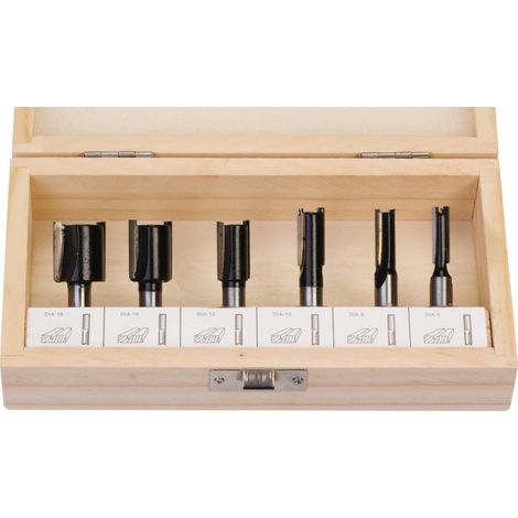Holz-Set 12 Fräser für Oberfräse - Scid