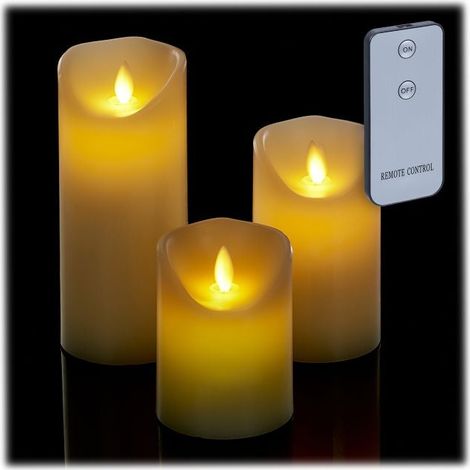 Set di 3 luci LED con telecomando (1/5)