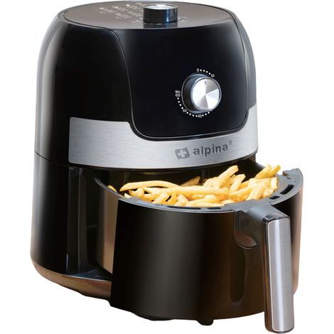 alpina friteuse à air chaud Noir H35.4xl32.3xL27.4cm (1/5)