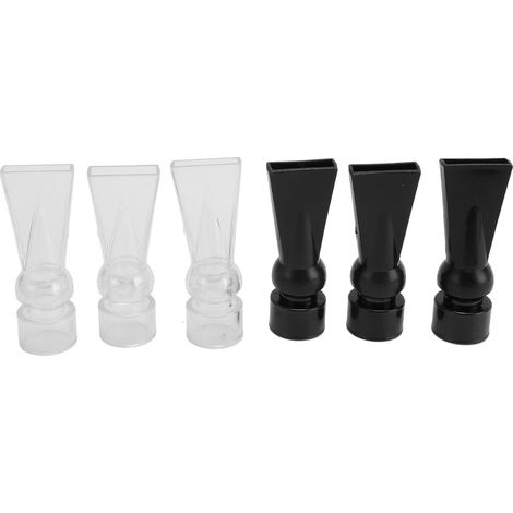 Ensemble de 6 buses à bec de canard en plastique pour aquarium, favorisant un débit d'eau stable. Raccords de tuyau à buse plate pour sortie d'eau d'aquarium. (1/5)