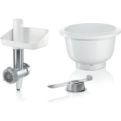 Accessoires Baking Sensation - BOSCH - MUZ5BS1 - Hachoir a viande - Grille 5 mm - Accessoire biscuit 4 formes - Bol 3,9 L (1/5)