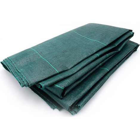 1 Kit Toile de paillage,Agrafe de fixation,Matériau perméable,Toile anti-herbe,Pour jardin et massifs (1/5)