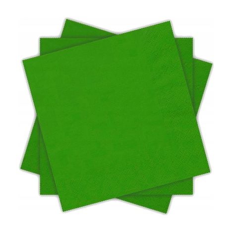 Tovaglioli a 3 veli, 20 pezzi, verdi (verde scuro) (1/2)