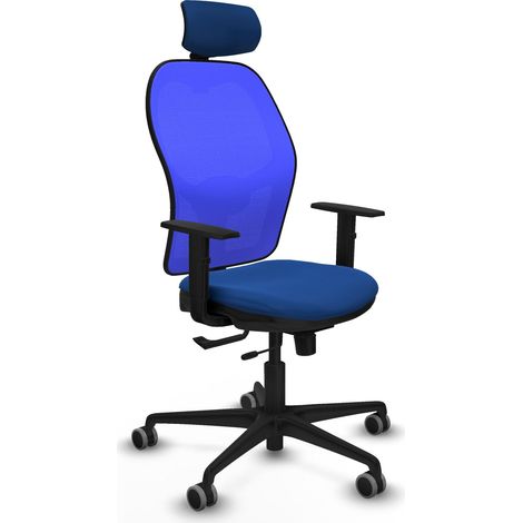Sedia ergonomica piqueras y crespo Jorquera blu robusta 120 kg (1/2)