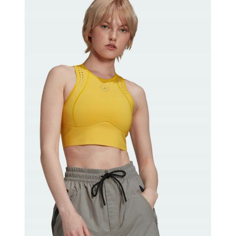 Camiseta deportiva Adidas para mujer, color amarillo, logo S 1Z0F3B S 10 (1/4)