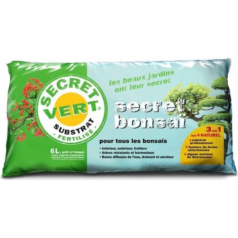 Terreau Bonsaï UAB - Secret Vert - 6L (1/3)