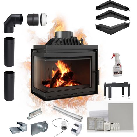 Kamineinsatz Gusseisen KRATKI SIMPLE links 8 kW Ø 200 (1/5)