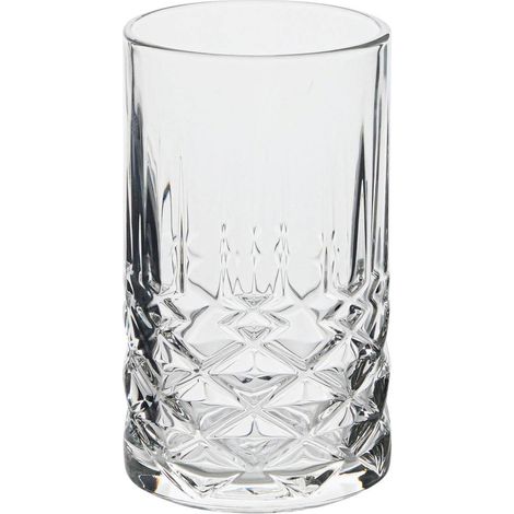 4 gobelets Gaspard transparent D7,2xH13,3cm - Atmosphera créateur d'intérieur