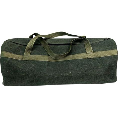Sac En Toile Épaisse Pour Outils - Fond Renforcé - Fermeture Éclair Lisse - Portable Et Résistant - 1 Pièce (1/4)