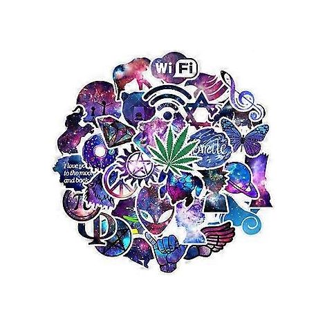 50x Aufkleber und Sticker - VSCO Galaxy