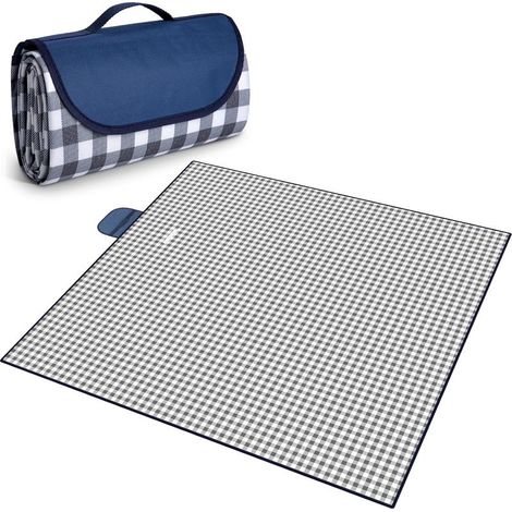 Couverture Pique Nique 200x200 CM, Nappe Pique Nique Impermeable Lavable Tapis Picnic, Picnic Blanket Tapis de Plage Polyvalent (1/5)
