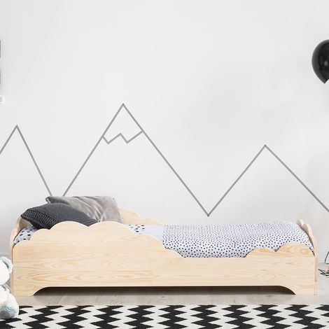Cama 70x140 con somier Théotime Madera (1/4)