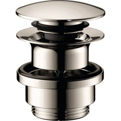 Hansgrohe - Ablaufgarnitur Push-Open für Waschtisch- und Bidetarmaturen, Bronze gebürstet 50100140 (1/3)