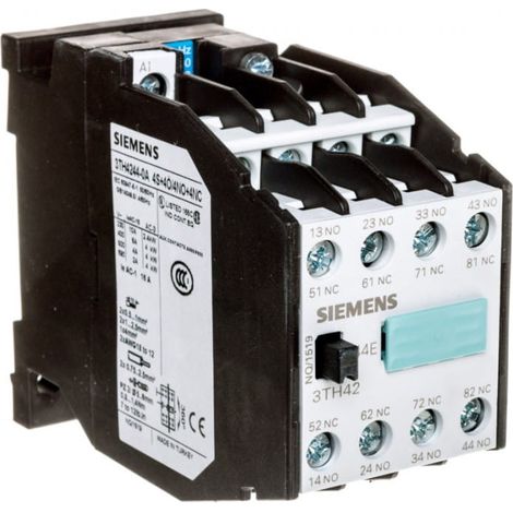 Contactor auxiliar 6A 4Z 4R 230V CA 3TH4244-0AP0