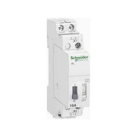 SCHNEIDER A9C30812 - Rele Passo-Passo Acti9 iTL+ 2NA 16A Bobina 230VAC 110VDC (1/5)