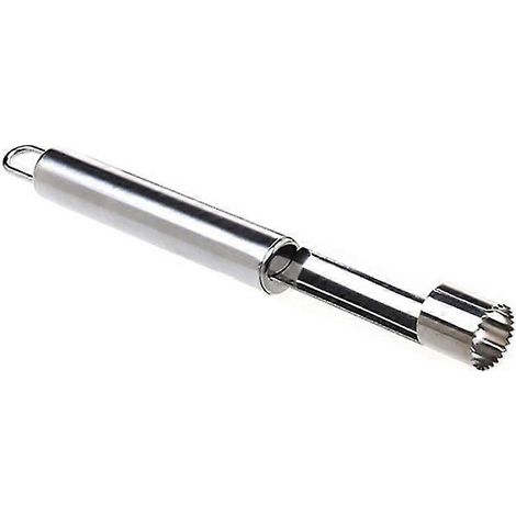 Évidoir à fruits en acier inoxydable antirouille, poignée antidérapante, 20 cm, durable, pour la cuisine. (1/5)