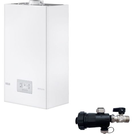 Riello Caldaia A Condensazione Replexa 25 KIS Metano LOW NOX 25 kW e Defangatore Omaggio
